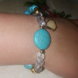 A turquoise bracelet